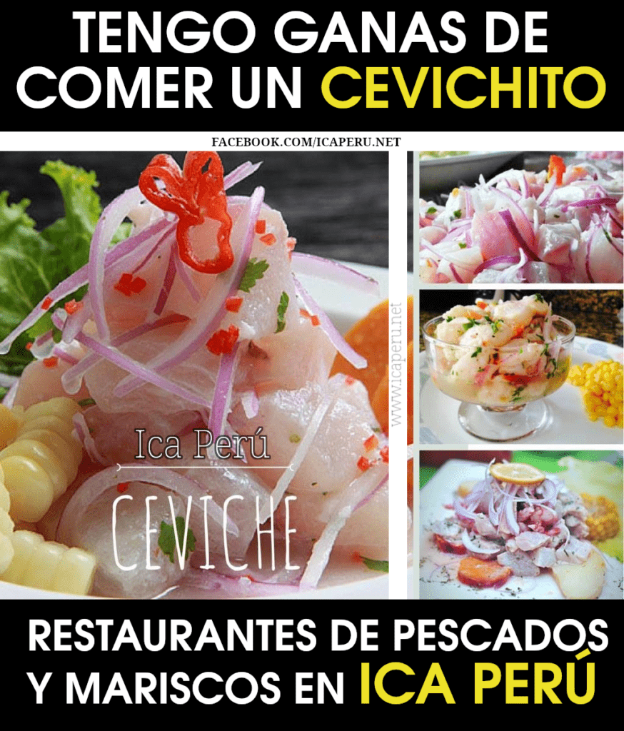 Ceviche en Ica, Restaurantes de Pescados y Mariscos - Ica Perú
